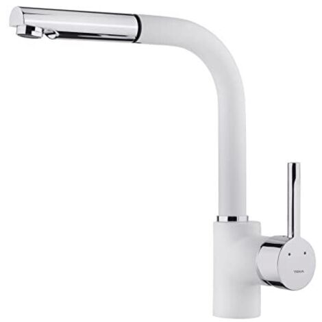 Rubinetto Monocomando Teka ARK938 Acciaio inossidabile Bianco