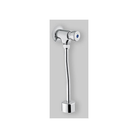 Rubinetto orinatoio temporizzato a parete con comando a pulsante Idral Classic 08020/E-08020/1E  con tubo