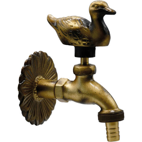 RUBINETTO ORNAMENTALE 'ANATRA' 1/2 con maniglia LIF