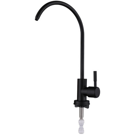 Rubinetto per acqua da cucina in acciaio inossidabile al 100% senza piombo, sistema di filtraggio dell'acqua per lavello, compatibile con la maggior parte dei sistemi di osmosi inversa o di filtraggio
