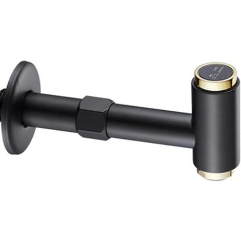 Rubinetto per acqua fredda a parete con beccuccio a nido d'ape, interruttore a pulsante, adatto per lavello, piscina, G1/2, 13 cm