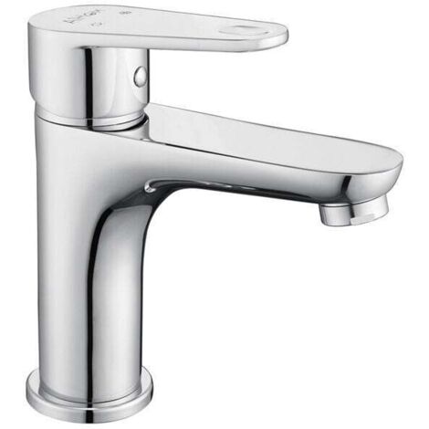 Rubinetto per bagno cromato, miscelatore per lavabo a due vie per bagno, rubinetto per lavabo in ottone