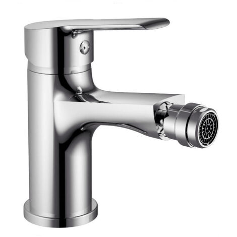 Rubinetto per bagno moderno miscelatore orientabile bidet in ottone cromato lucido