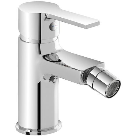 Rubinetto per bidet cromato in ottone con piletta automatica Prima