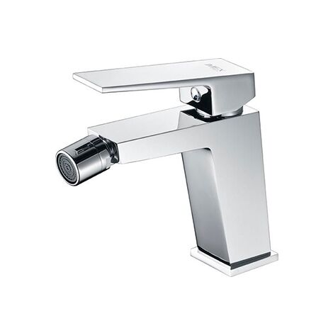 Rubinetto per bidet monocomando  Modello ART  Colore grigio  Finitura cromata [IMEX®]