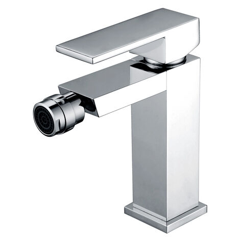 Rubinetto per bidet monocomando  Modello VALENCIA  Colore grigio  Finitura cromata [IMEX®]