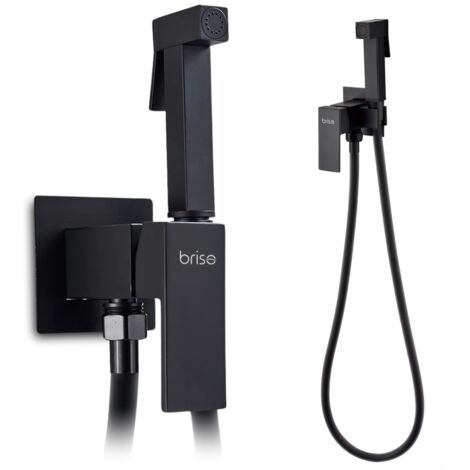 Rubinetto per bidet, rubinetto per bidet nascosto, rubinetto per WC, rubinetto per bagno, nero