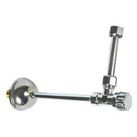 Rubinetto Per Cassetta Wc Con Doppia Cannetta  - 3/8"x3/8"
