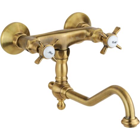 Rubinetto per cucina canna bassa colore bronzo Gattoni London 1705117V0  Bronzo
