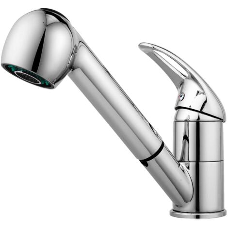 Rubinetto per Cucina con Doccetta Estraibile Fredda e Calda Regolabile Rubinetto 360°Ruotabile 2 modalità di getto Rubinetto per lavello da cucina in acciaio inox
