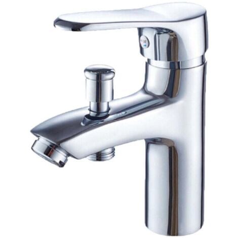 Rubinetto per doccia monoforo, doppio uso, caldo e freddo, in lega..DEBUNS