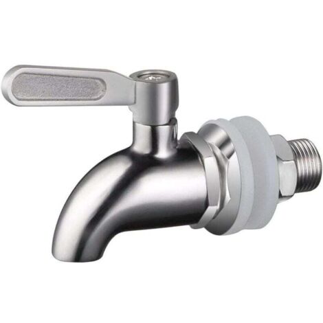 Rubinetto per fusti KZQ, distributore di bevande da 16 mm, rubinetto per fusti di birra, rubinetto per vino - Acciaio inossidabile e dimensioni.