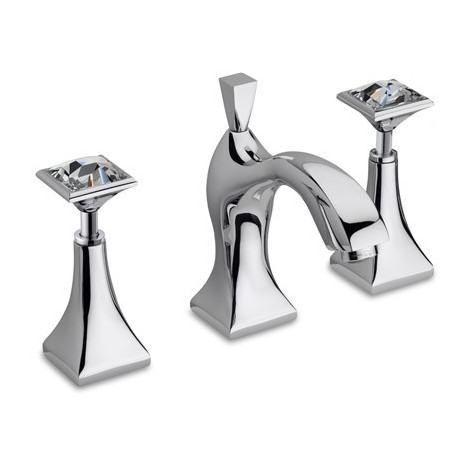 Rubinetto 3 Fori Per Lavabo.Rubinetto Per Lavabo 3 Fori Effepi Diamante Chic 44037 Oro 44037or