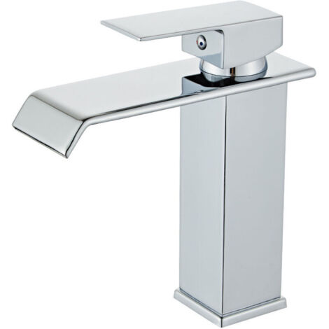 Rubinetto per lavabo a cascata KZQ, rubinetto per bagno caldo e freddo, miscelatore in acciaio inossidabile 304 di alta qualità, rubinetti per bagno dal design elegante.