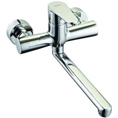 Rubinetto per lavabo a parete Algeo, cromato