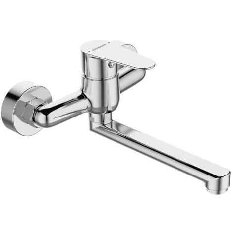 Rubinetto per lavabo a parete Fresno