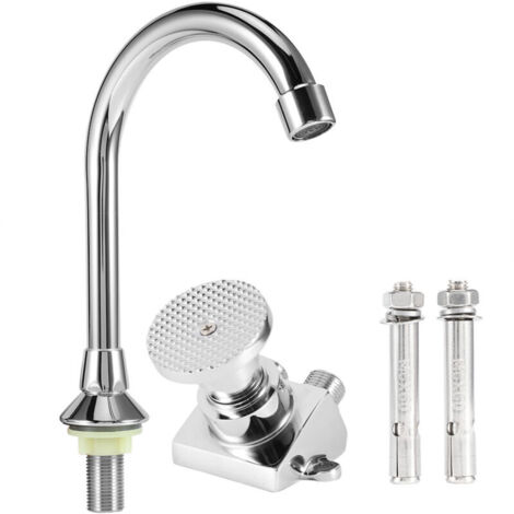 Rubinetto per lavabo a pedale in rame G1/2" per laboratorio ospedaliero