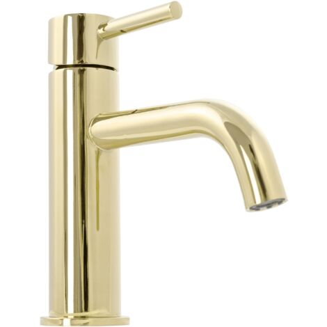 RUBINETTO PER LAVABO BASSO LUNGO GOLD SKU REA-B4520
