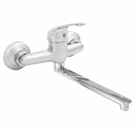 Rubinetto per lavabo cromato Invena Mitris