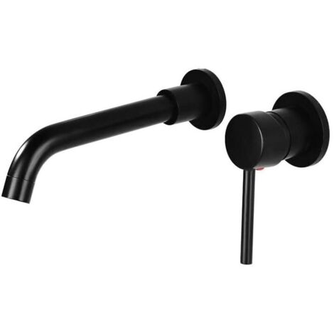 Rubinetto per lavabo da bagno a parete Ulisem, rubinetto per acqua calda e fredda a parete, rubinetto per lavabo da bagno nascosto a parete