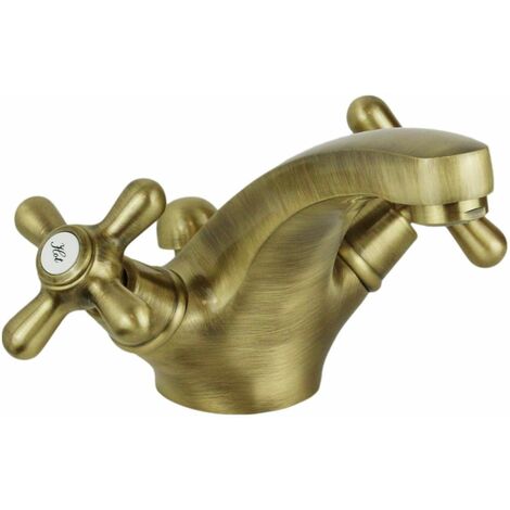 Rubinetto per lavabo doppia leva in colore bronzo Gattoni Calypso 5911/REV0  Bronzo