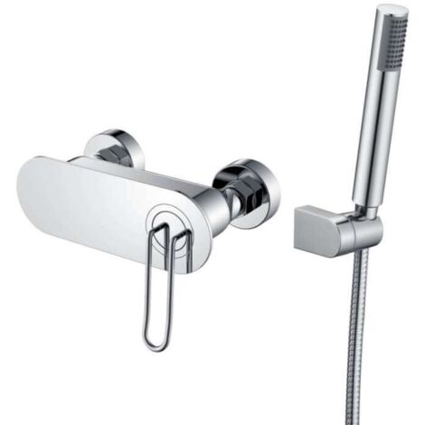 Rubinetto per lavabo monocomando in ottone, rubinetto da bagno per lavello adatto per acqua calda/fredda Colore nero opaco
