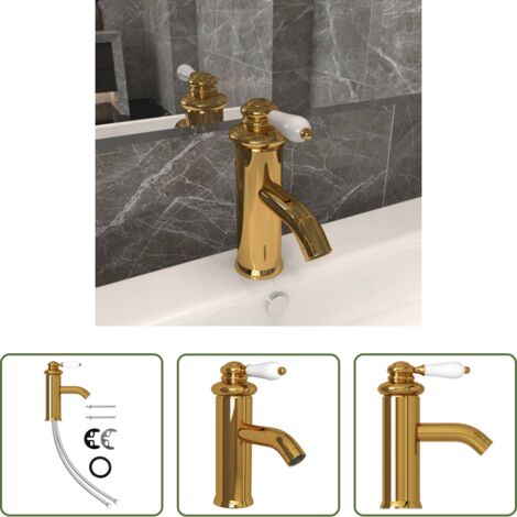 Rubinetto per lavabo -  Rubinetto per Lavabo del Bagno Oro 130x180 mm