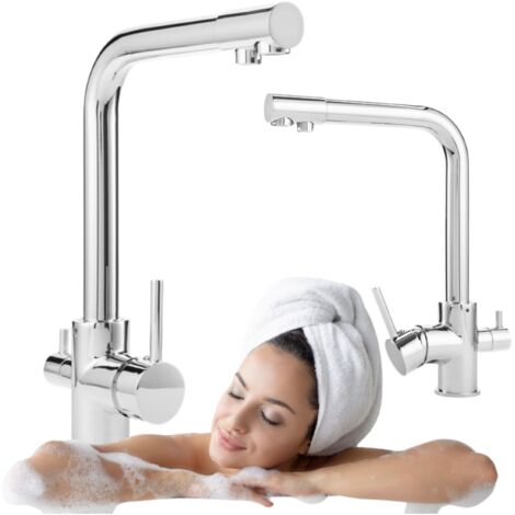RUBINETTO PER LAVELLO DA CUCINA CROMATO S-2103