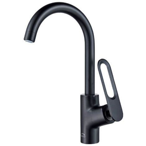 Rubinetto per lavello da cucina nero TIERRA