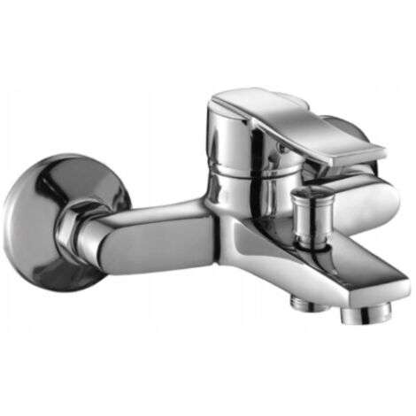 Rubinetto per vasca da bagno a parete Madera cromato monocomando