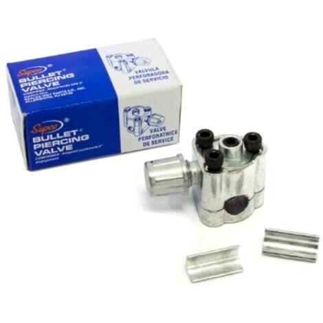 RUBINETTO PERFORANTE RICARICA GAS FREON FRIGORIFERO E CONGELATORE