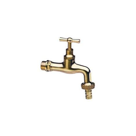 RUBINETTO PORTAGOMMA ART.355- - M 1/2 con portagomma F 3/4 - 2 pezzi