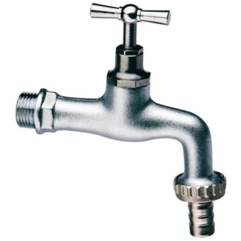 RUBINETTO PORTAGOMMA IN OTTONE CROMATO/SABBIATO 3/4&quot (DN 20)