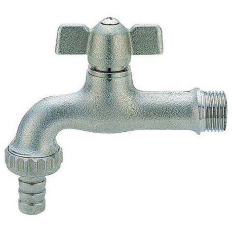 RUBINETTO PORTAGOMMA IN OTTONE NICHELATO ANTIGELO - 1/2 - ANTIGELO  - ENO