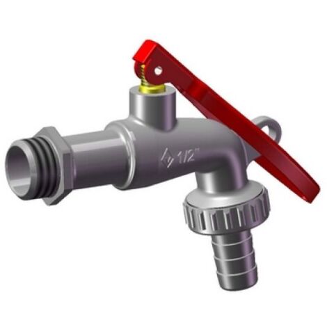 RUBINETTO PORTAGOMMA LUCCHETTABILE 1/2''  DN 10  PN 16