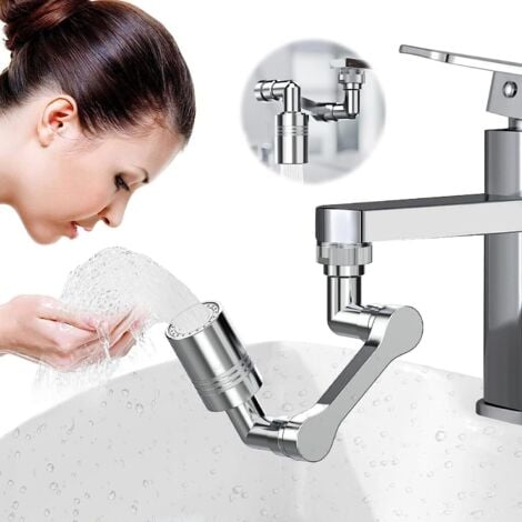 R & G RUBINETTO PROLUNGA LAVABO ROMPIGETTO AREATORE BAGNO 1080 GRADI ROTANTE BRACCIO