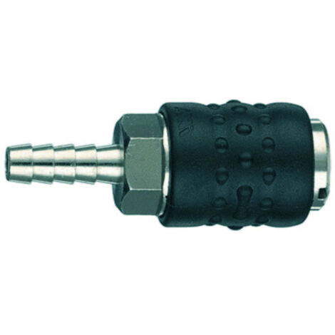 Rubinetto rapido universale a sfere con resca portagomma - attacco Ø mm.8 art.17/e - 5 pz
