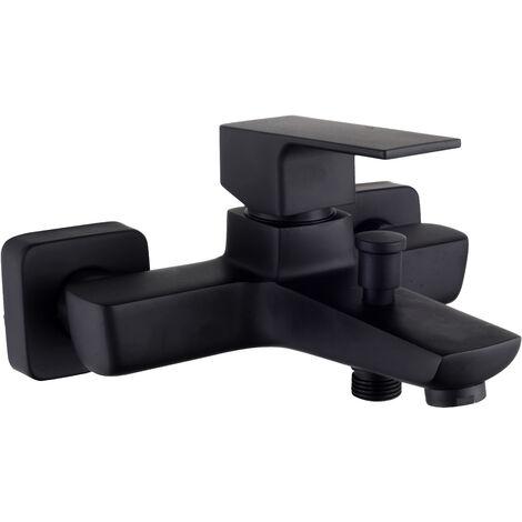 RUBINETTO SERIE ELEGANT GRUPPO VASCA MONOCOMANDO NERO OPACO