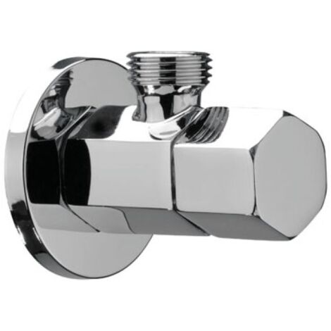 RUBINETTO SOTTOLAVABO D'ARREDO MOD. ESAGONALE 1/2X10 1/2"x10