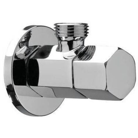 RUBINETTO SOTTOLAVABO D'ARREDO MOD. ESAGONALE 1/2X10 1/2"x10 REMER