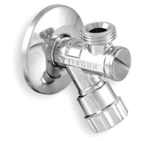 RUBINETTO SOTTOLAVABO INCLINATO TIEMME 1/2" x 3/8"