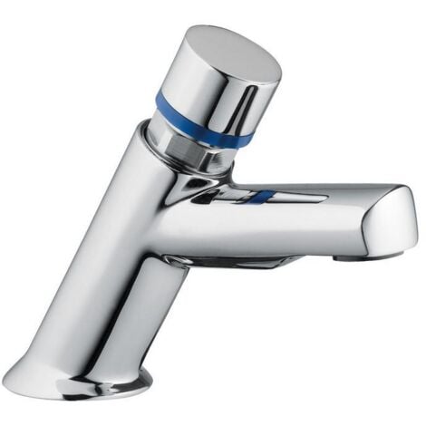 Rubinetto temporizzato lavabo serie small con comando a pulsante idral 08250