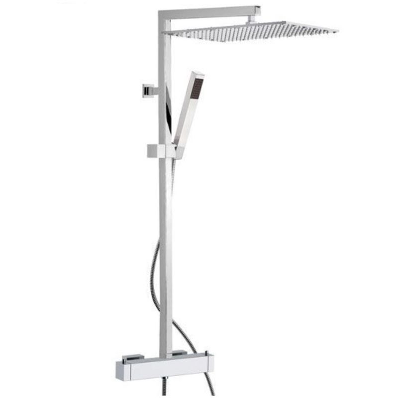 Colonna Doccia Tago Nobili.Rubinetto Termostatico Esterno Doccia A Corpo Freddo Serie Skyline Thermo Sktf636qbcr