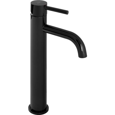 RUBINETTO VASCA ALTO LUNGO NERO METALLIZZATO SKU REA-B0662
