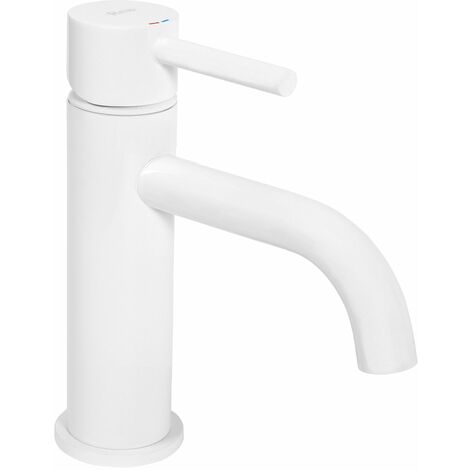 RUBINETTO VASCA BASSO LUNGO BIANCO SKU REA-B4401