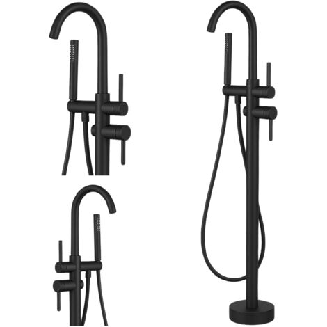 RUBINETTO VASCA DA BAGNO ROSA SEM-1069 NERO