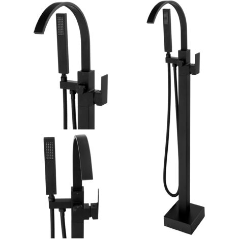 RUBINETTO VASCA PURO FREE-STANDING S-1083B NERO