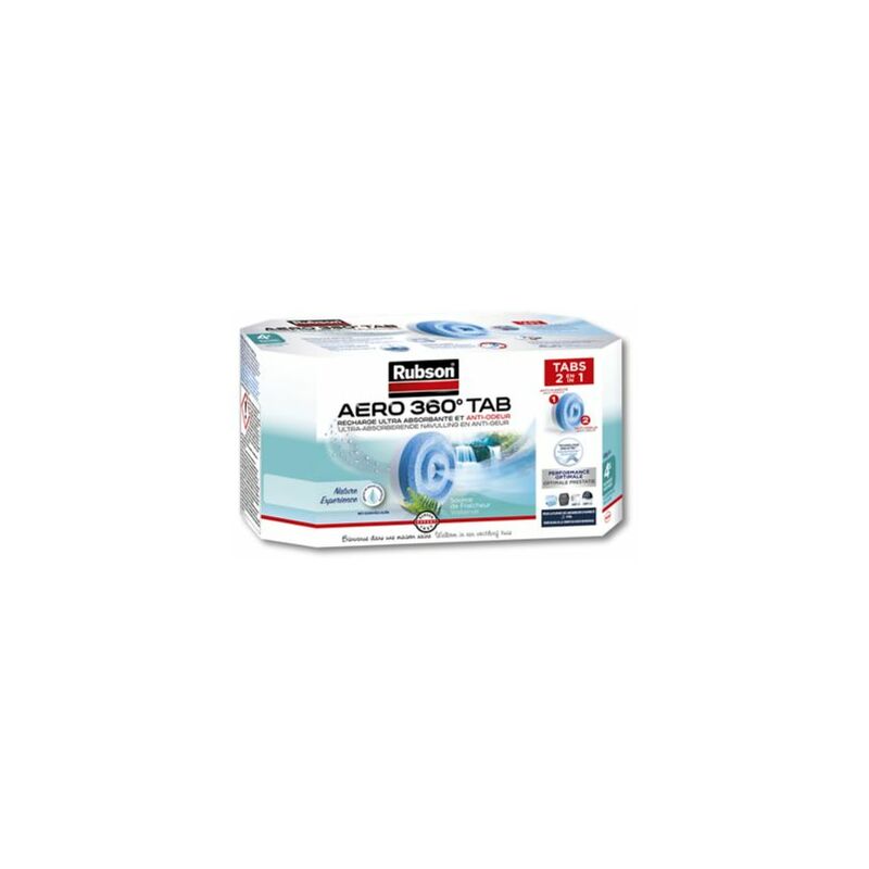 Rubson - Recharge Aero 360 Nature Experience Source De Fraîcheur Lot De 4 Recharges