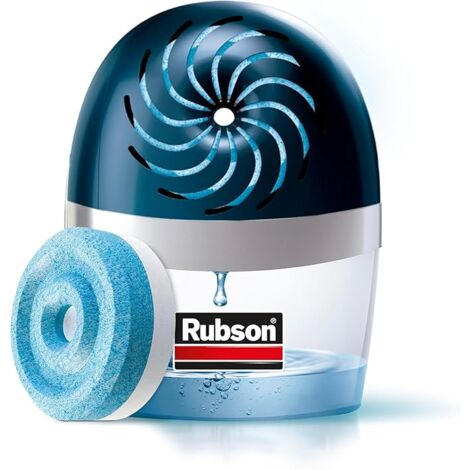 Rubson AERO 360º Deshumidificador recargable (1 dispositivo y 1 tableta de 450 g), absorbe humedad, previene la condensación y los malos olores, antihumedad absorbente