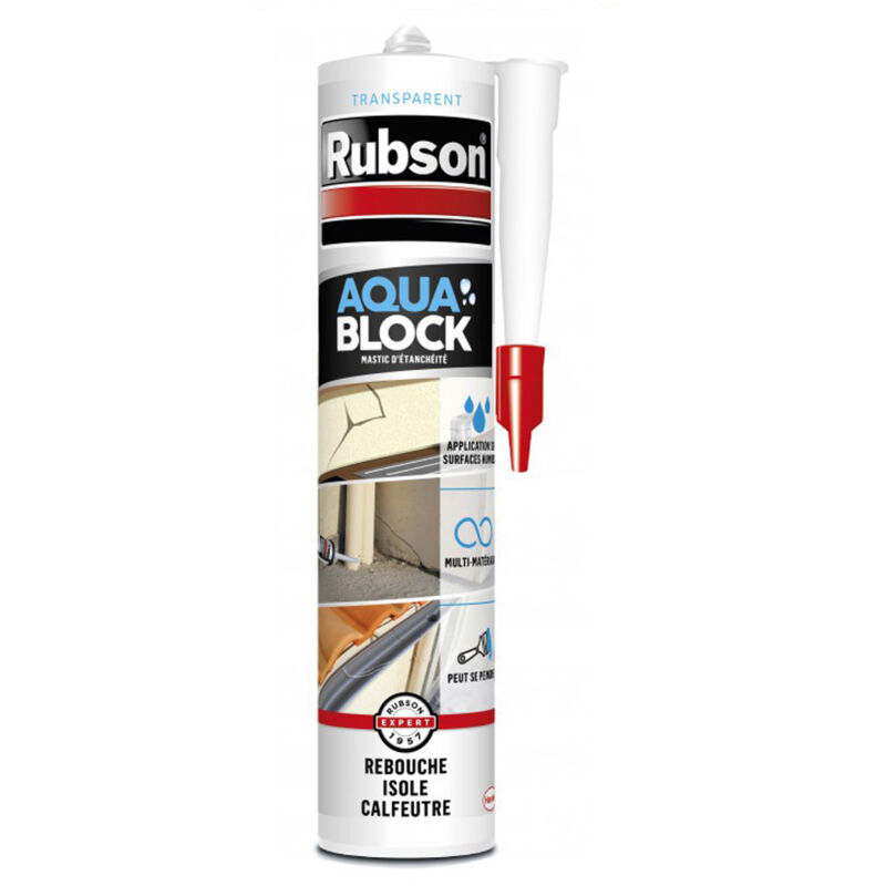 Rubson Aquablock Dichtmittel Transparent Kartusche 280ml